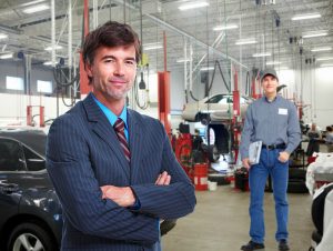 auto repair shop owner and tech 