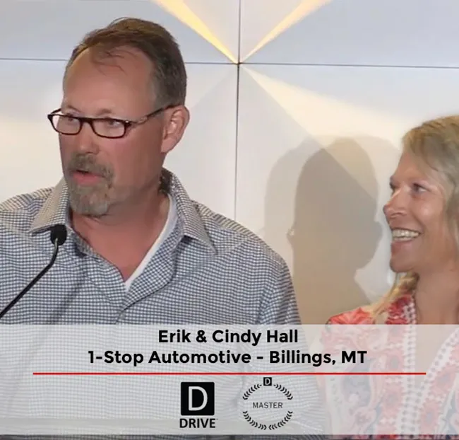 Erik & Cindy Hall of 1-Stop Automotive